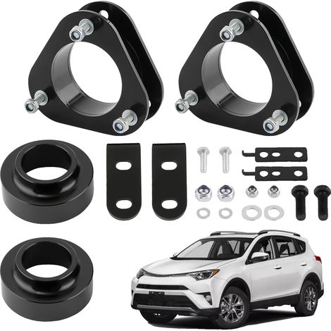Kit de levage, 2" avant, 1,5" arrière, matériau en acier, compatibilité 2006-2018, temps d'installation 2-4 heures (1/5)