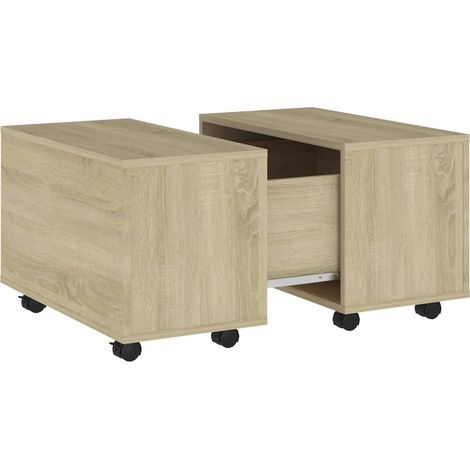 Maison Exclusive - Couchtisch Sonoma-Eiche 60x60x38 cm Holzwerkst