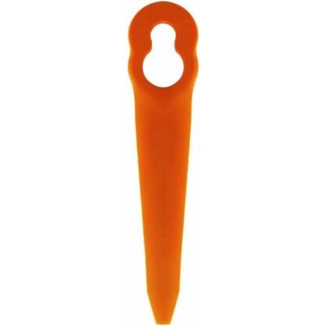 Lot de 100 Lames Compatibles pour Coupe Bordure Stihl PolyCut 2-2 et 3-2, Lames en Plastique (1/4)