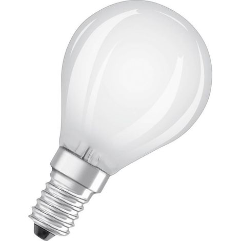 OSRAM Bombilla LED Esférica Blanco 4W 4000K E14
