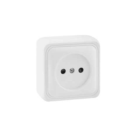 Prise encastrable blanche 10A 250V – Design moderne et efficace (1/5)