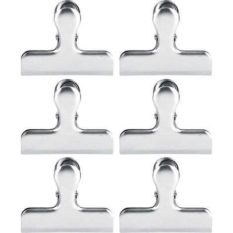 Edelstahl-Lebensmittelbeutelclips, robuste Beutelclips mit luftdichtem Verschluss, ideal für Zuhause und Büro (1/5)