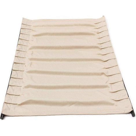 paire de rideaux opaques en polyester pour vitre avant de voiture, avec rail, installation facile, pare-soleil universel coulissant (1/5)