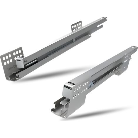 Paire De Glissières De Remplacement Pour Tiroirs De Cuisine OSKAB Profondeur 500 mm, Glissières Synchronisées À Extraction Totale Pour Tiroir, Compatibilité Garantie (1/4)