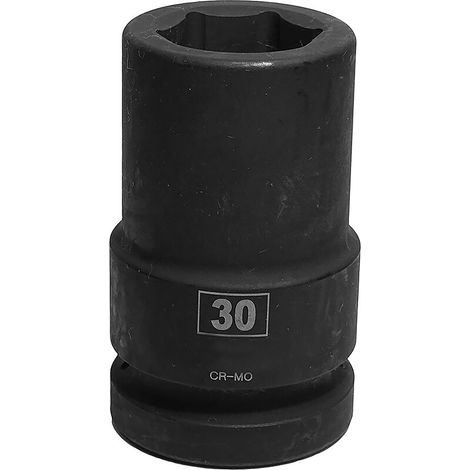 Douille pour clé à choc Hexagonal, 30.0mm Carré 1 pouce ( Prix pour 1 )