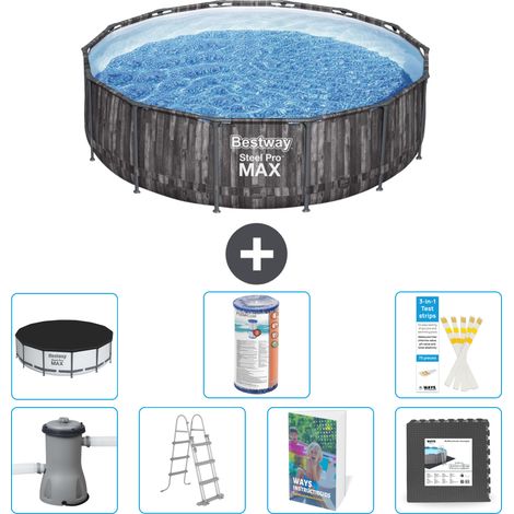 Bestway Steel Pro MAX Rund - 427x107 cm - 8-teilig S563