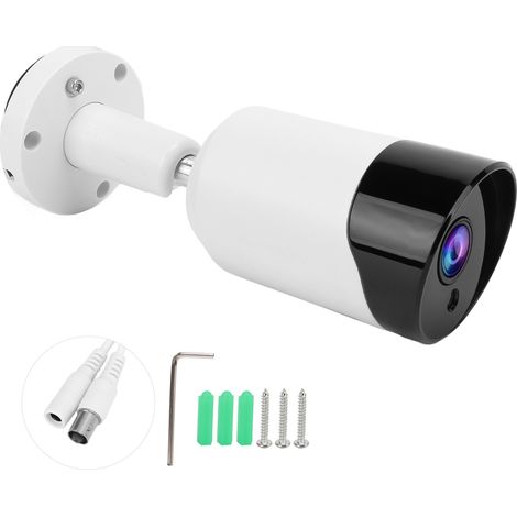 Caméra de surveillance extérieure 1080P Vision nocturne IP66 Étanche Image claire 12V pour Maison École Magasin Bureau (1/5)