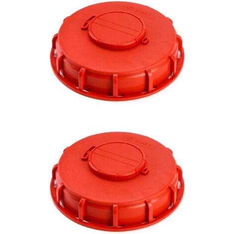 Ahlsen 16cm Kunststoffdeckel für 1000L Wassertank mit Belüftungslöchern (A, 2 Stück) (1/5)