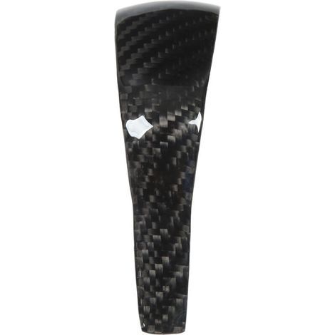 Couvercle de pommeau de levier de vitesse en fibre de carbone, garniture de pommeau de levier de vitesse intérieur noir brillant de remplacement pour Cayenne 958 2011-17 (1/5)