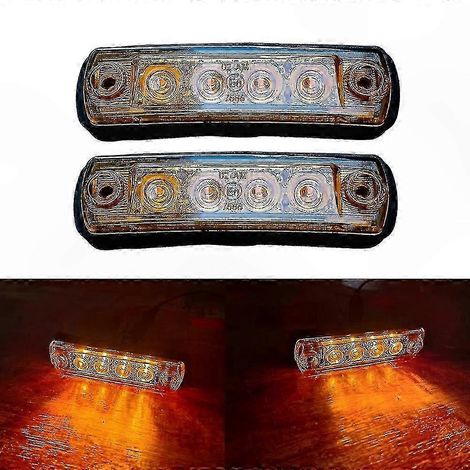 2pcs Éclairage Plafonnier LED 24V pour Cabine MAN TGX TGL TGS - Réf. 81252606121, Ampoules Visière Solaire (1/3)