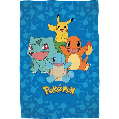 POKEMON COUVERTURE POLAIRE STARTER POKEMON 130 X 160 CM HERDING