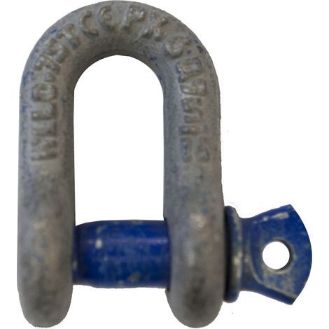 Manille en D en Alliage d'acier, 0.75t ( Prix pour 1 )