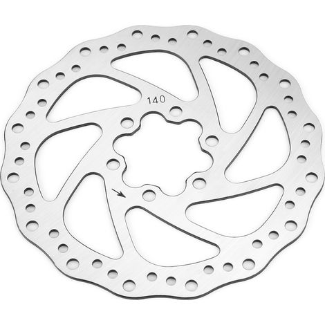 Disque de Frein VTT 140mm en Acier Inoxydable - Kit Plaquettes de Frein pour Vélo Tout Terrain