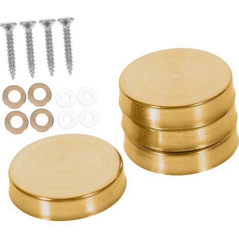 20 clous en acier inoxydable pour miroirs, vis verre, fixation (1/5)