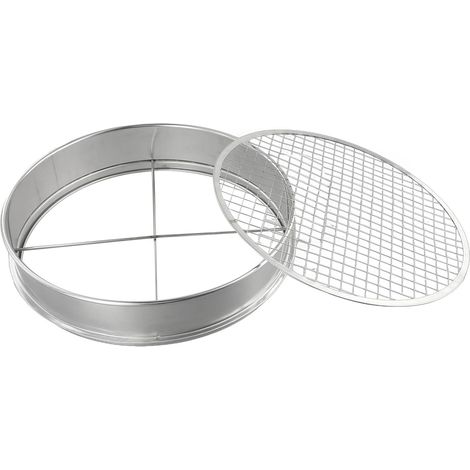Tamis de jardinage en acier inoxydable avec 5 inserts en maille pour (1/5)