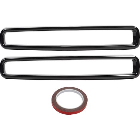 Grille de calandre avant, inserts de protection, cache, habillage, remplacement pour Dodge Challenger 2015-2020, noir brillant (1/5)