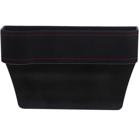 Organisateur de rangement pour siège conducteur principal, poche récupératrice de chutes entre le siège et la console (noir)-Black (1/2)