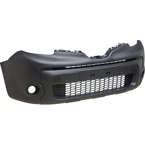 Pare-choc avant noir avec trous pour anti-brouillards Renault Kangoo 2013-2020
