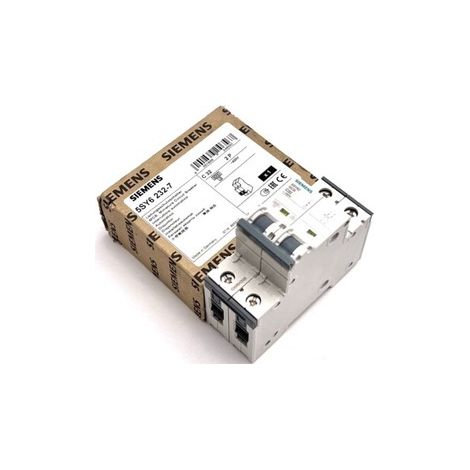 1 SIEMENS 2P C 32A 5SY6232-7 DISJONCTEUR Nouveau