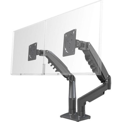 Bras de support pour écran de bureau à ressort F160, support double écran 17-27 pouces B (1/5)