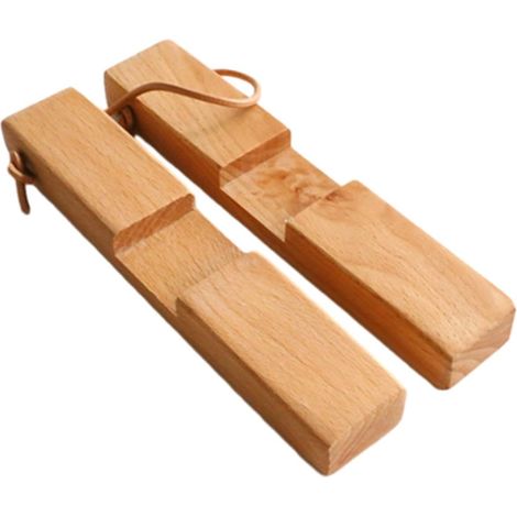 Dessous de plat en bois, forme croix, pliable, antidérapant (1/5)