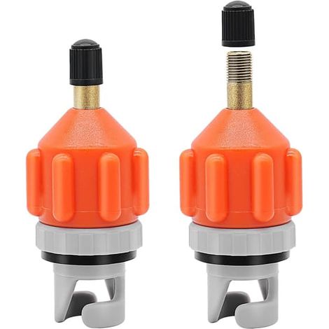 Lot de 2 adaptateurs pour pompe SUP, convertisseur universel pour pompe de SUP gonflable, adaptateur de valve d'air et connecteur de tête de pompe (1/5)