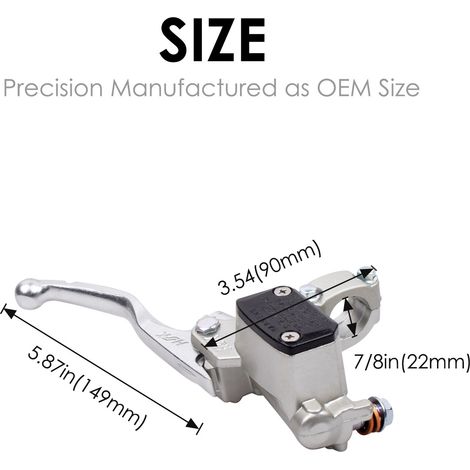 Le maître-cylindre de frein avant est compatible avec les modèles KTM 125, 150, 250, 300, 450 XC/W, EXC/-F, XCF/-W et SX.