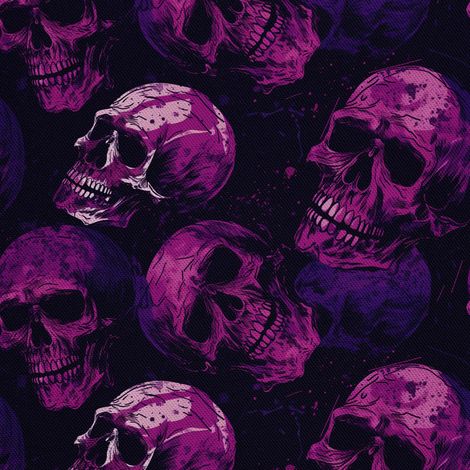 Tela Oxford decorativa para exteriores - Motivo de calavera I DX4676 (1/5)