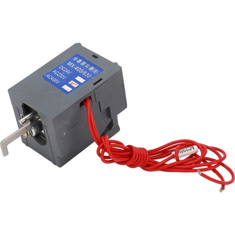 Le dispositif de déclenchement shunt MX-400/630 est équipé d'une alimentation AC230V sur le côté droit. (1/5)