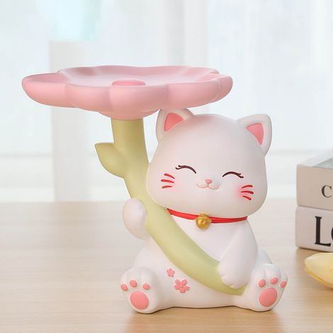 Sculpture Chat Sur Plateau Résine Stable Modèle LUMIE Style Résine 24cm Tableau Entrée
Statue Chat Multifonction Résine Plateau Décor Intérieur Miniature Résine Gris Bureau (1/5)