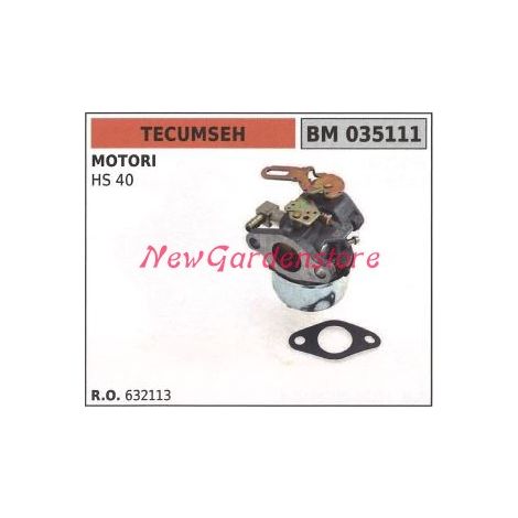 Wannenvergaser TECUMSEH Rasenmäher HS 40 035111
