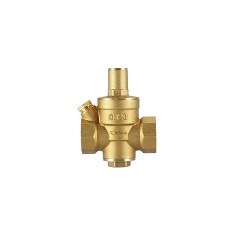 Reducteur De Pression Eau , Valve En Laiton De Réduction De Pression D'eau, Filetage Réglable De Valve De Régulateur De Pression De Contrôle D'eau H569 (1/5)