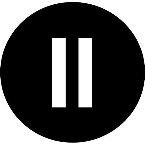 Étiquette bouton ' coup de poing ' noir II EATON M22-XDP-S-X2