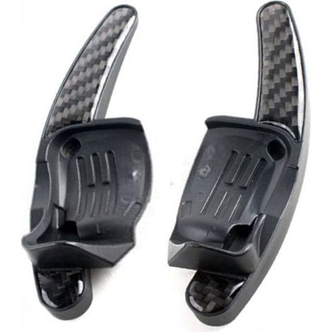 Paddle Shift Extension pour Volkswagen VW Golf 5 6 GTI R32 R Polo,1 paire (Noir)