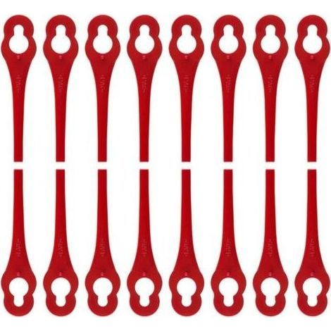 Lot de 100 Lames en Plastique de Rechange pour Coupe Bordure Florabest LIDL - Longueur 8,3cm (1/5)