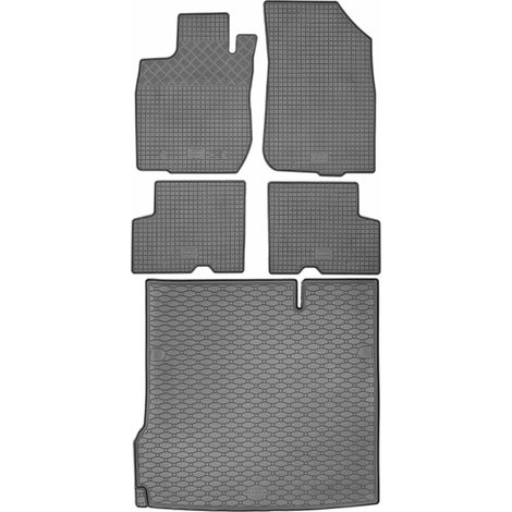 Tapis de coffre RIGUM 405026 + tapis de sol RIGUM 900613 - Dacia Duster SUV de 2010 à décembre 2017, côté conducteur (voie large 26 cm) - INSTALLABLES (1/5)