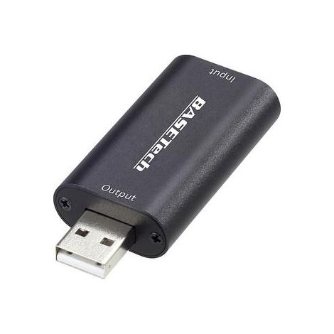 [NEUWERTIG] B-Ware Basetech Game Capture Video Digitalisierer Streaming Game Full Hd Auflösung