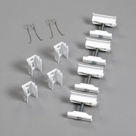 Zehnder Wandkonsolenset 8x CVD 0/ BH RAL 9016, Nr. 774801