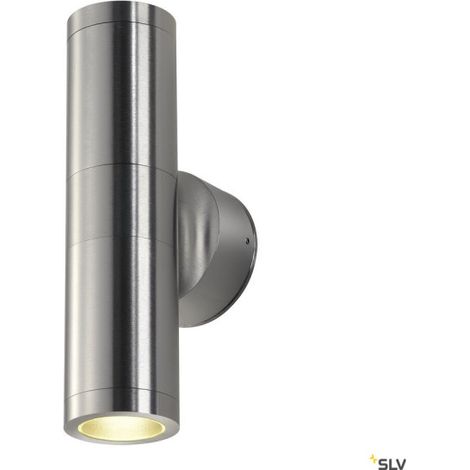Appliques extérieures ASTINA applique extérieure alu brossé GU10/TCR50-SE 2x 11W max IP44 - SLV 228776 (1/5)