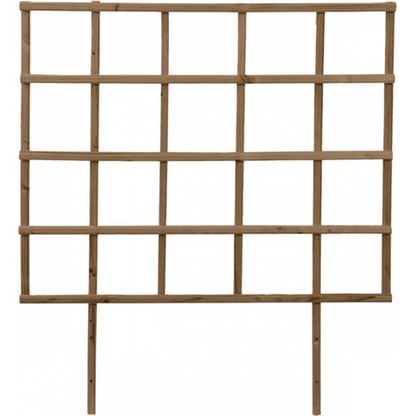 Treillis pour carrés potagers - 3,8 x 78,2 x 84,9 cm - Marron - Livraison gratuite (1/3)