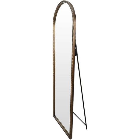 miroir sur pied doré arche élégante pour décoration intérieure - doré finition métal élégant (1/5)