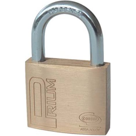 Lucchetto prium corbin ottone arco cromato chiavi 2 mm 30 (12 pezzi) Corbin