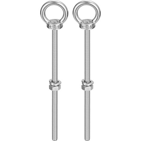 2 Ensembles M6x120mm 304 Inox Acier pour accrochage Article (1/5)