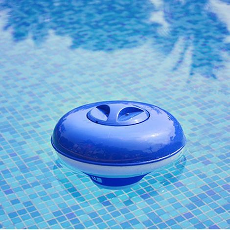 Distributeur de chlore flottant pour piscine, débit de chlore réglable (1/5)