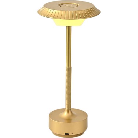 Lampe de Bureau Tactile Table Rétro Rechargeable (1/5)