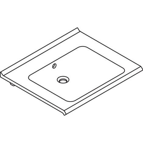 HEWI 950.13.202 Lavabo en S, modulaire (1/2)
