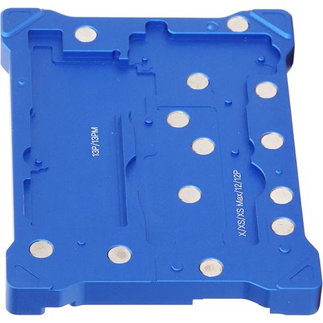 6er-Set magnetische Reballing-Schablonen für iPhone 13 Pro Max, BGA-Lötschablone, Rework-Kit mit 6 Größen, Präzisionsreparaturwerkzeug (1/5)