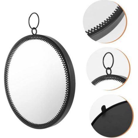 Miroir Suspendu - Miroir Rond 17,8 cm - Pour Salle De Bain Chambre - 1 Pièce (1/5)
