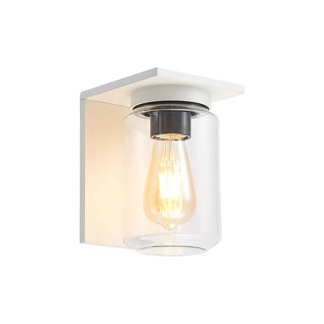 [GEBRAUCHT] B-Ware Lucande Semka Außenwandleuchte Weiß Außenleuchte Wandleuchte Wandlampe Lampe E27