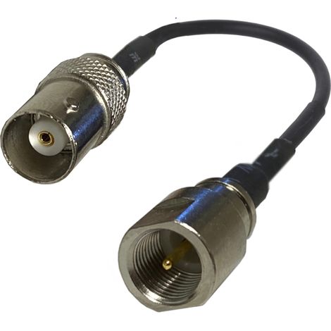 Anschlusskabel mit BNC-Buchse / FME-Stecker RG174 2 m